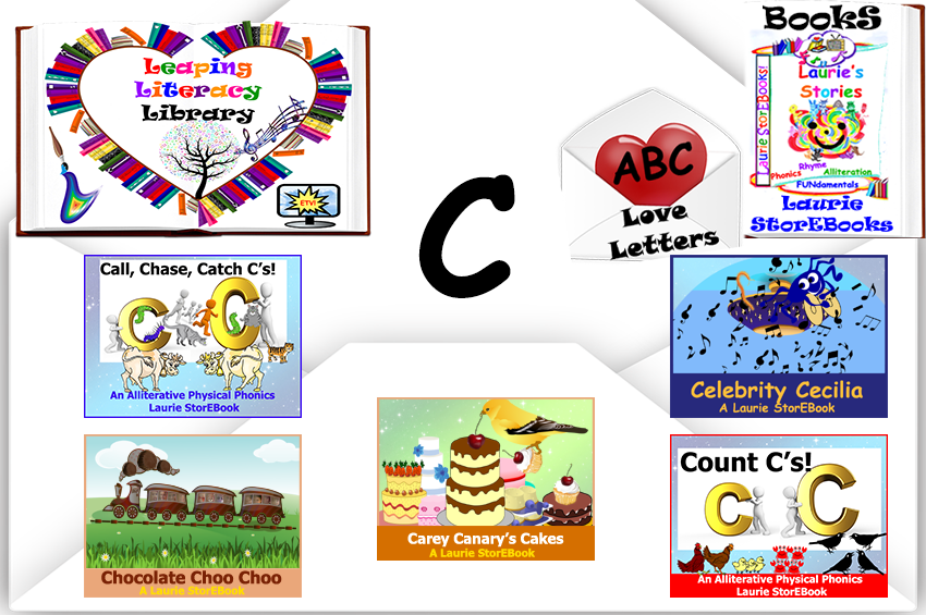 We love Letter C! Alliteration Celebration Laurie StorEBooks!