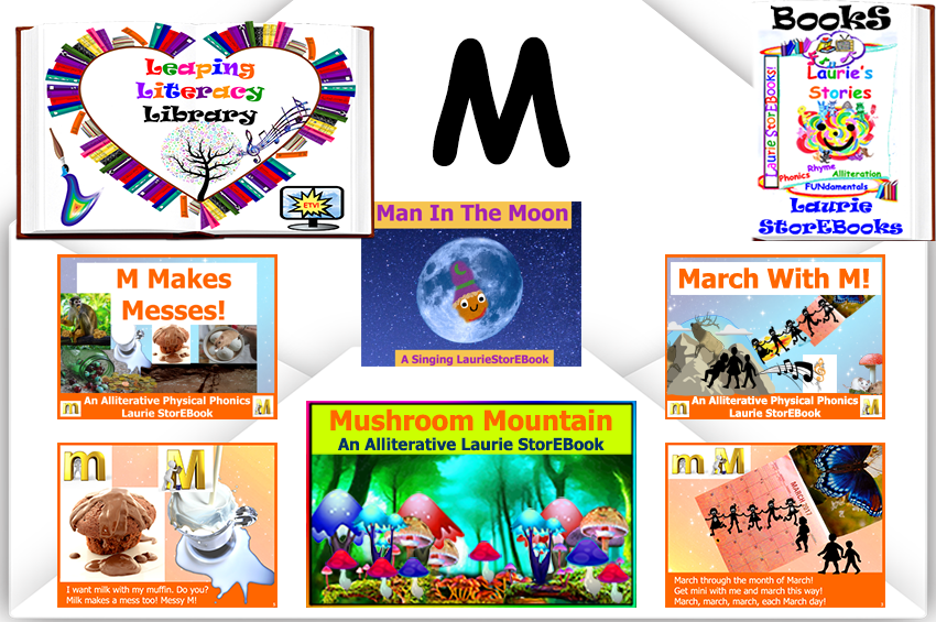 We love Letter M! Alliteration Celebration Laurie StorEBooks!