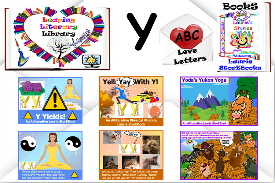 We love Letter Y! Alliteration Celebration Laurie StorEBooks!